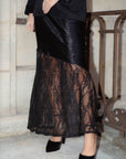 Blazer robe dentelle